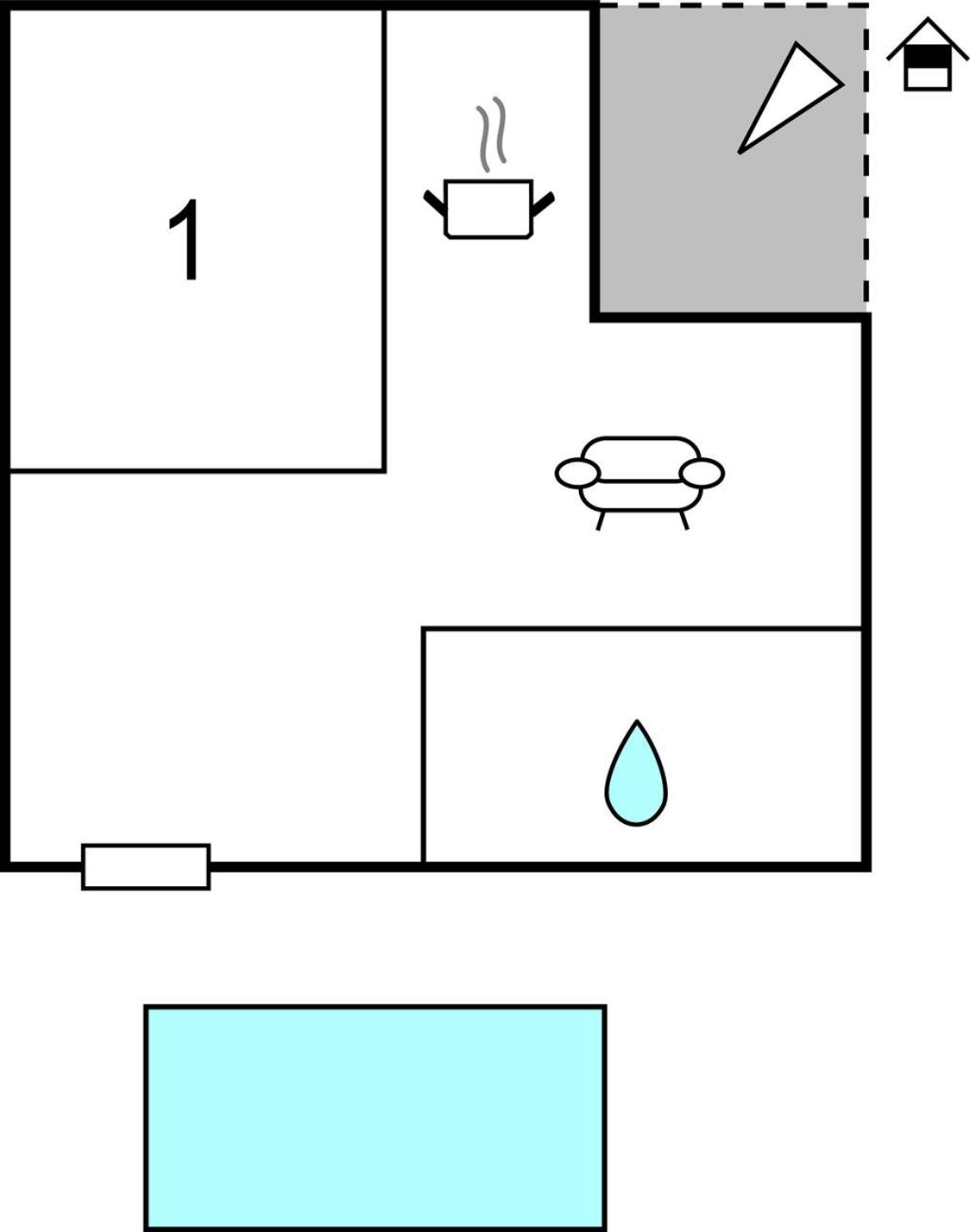 Amazing Apartment In Saldun With Wifi Трогир Экстерьер фото